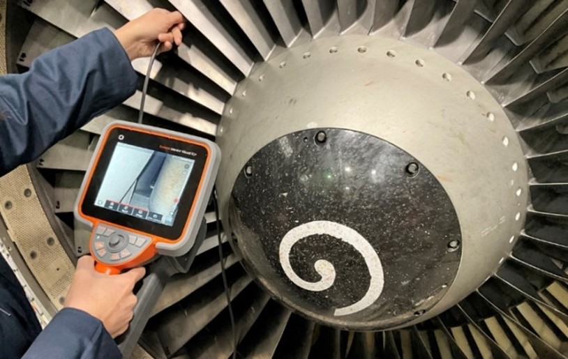 韋林工業(yè)內(nèi)窺鏡檢測航空發(fā)動機